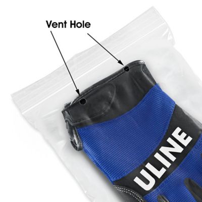 6 x 9" 2 Mil Reclosable Vent Hole Bags S-12448