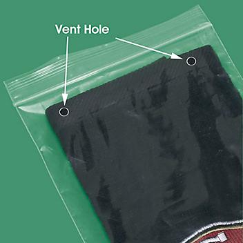 6 x 9" 2 Mil Reclosable Vent Hole Bags S-12448