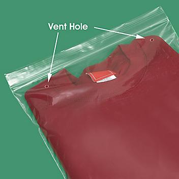 12 x 15" 2 Mil Reclosable Vent Hole Bags S-12450