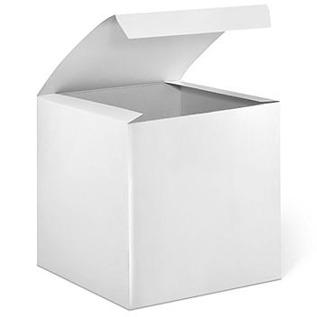 Gift Boxes - 8 1/2 x 8 1/2 x 8 1/2", White Gloss S-12454