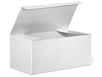 Gift Boxes - 9 x 5 x 4", White Gloss S-12455