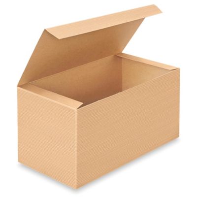 Jam Paper Open Lid Gift Boxes, 6 x 6 x 6, Kraft