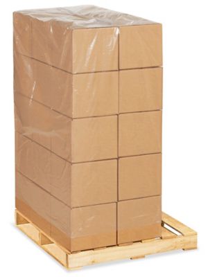 36 x 27 x 65" 1 Mil Clear Pallet Covers S-12479