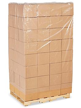48 x 40 x 100" 1 Mil Clear Pallet Covers S-12480