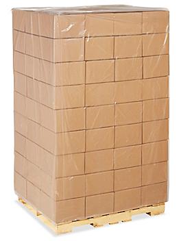 54 x 44 x 96" 1 Mil Clear Pallet Covers S-12482