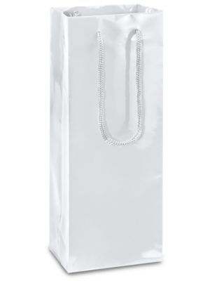 High Gloss Shopping Bags - 5 x 3 1/2 x 13 1/4", Wine