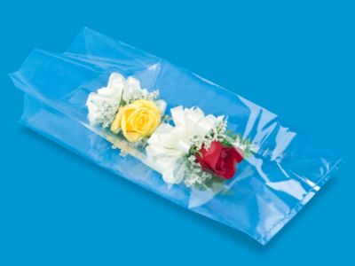 Gusseted Polypropylene Bags - 1.5 Mil, 6 x 4 x 15" S-12503