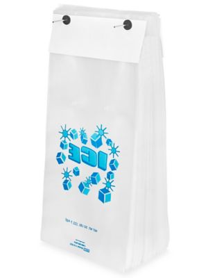 Heavy Duty Ice Poly Bags 3 mil (50 lb)