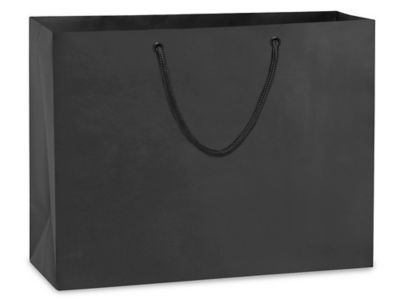  Matte Laminate Shopping Bags - 13 x 5 x 10", Boutique