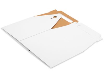 Enveloppe kraft blanc - 260x330 - 120g/m² - Soufflet 3cm - GPV 4937