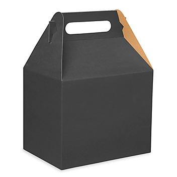 Gable Boxes - 10 x 7 x 8", Black S-12537BL