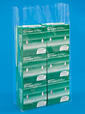 10 x 4 x 20" 2 Mil Gusseted Poly Bags S-1254