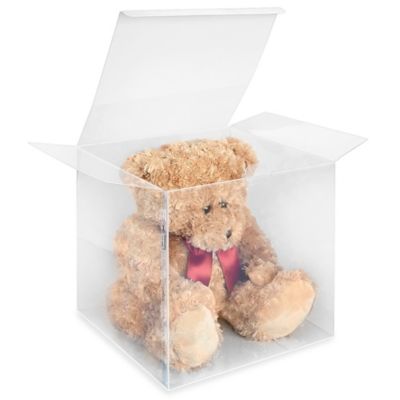 Clear Storage Boxes - 18 x 12 x 12 S-14599 - Uline