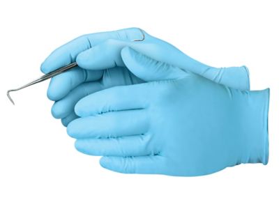 Uline Secure Grip™ Nitrile Gloves - Powder-Free, Orange, Large S-20863O-L -  Uline