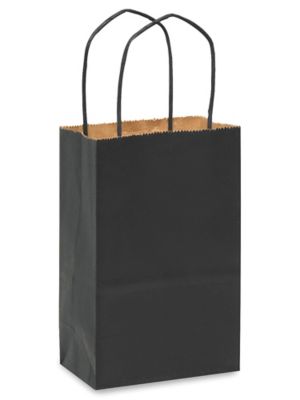 Kraft Tinted Color Shopping Bags 5 1 2 x 3 1 4 x 8 3 8