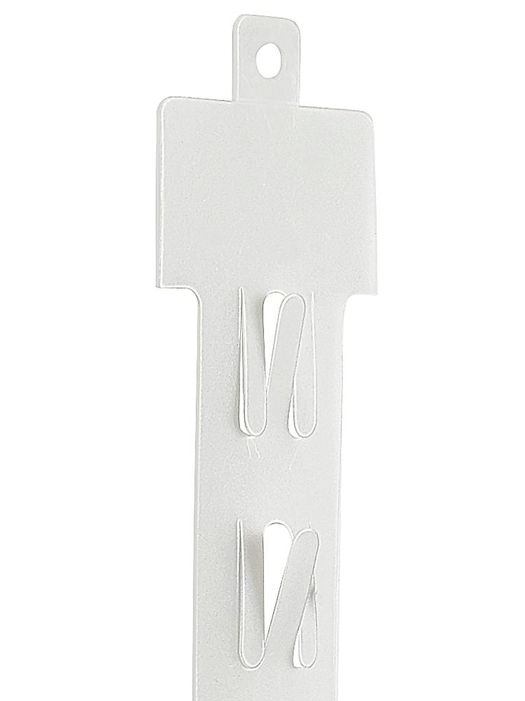 Uline S-12559 50 New Plastic 21" Hang Tab Product Merchandising Display Strips 