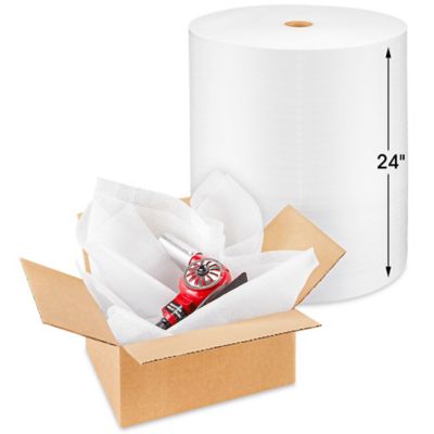 Uline Rollo de Espuma para Envío por Paquetería - 1/32", 24" x 1,200', Perforated S-12575P