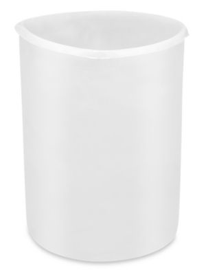 Plastic Drum - 30 Gallon, Closed Top, Natural S-17008 - Uline