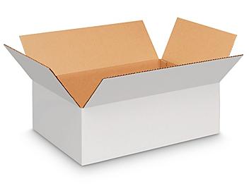 18 x 12 x 6" White Corrugated Boxes S-12599