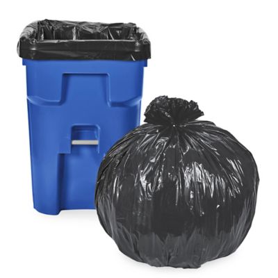 Uline Industrial Trash Liners - 95 Gallon, 2.5 Mil, Black S-12615