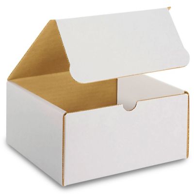 8 x 8 x 4" White Literature Mailers S-12639