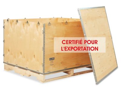 Wood Crate - 48 x 45 x 35" with Pallet S-12657