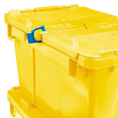 ✩sasa Sterilite 76 Qt Clear Plastic Stacker Storage Bin, Flat Grey