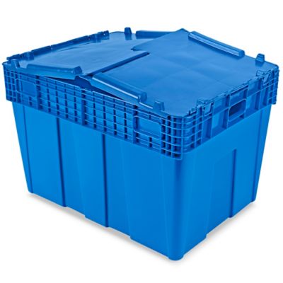 Large Round Plastic Container - 9-15/16″ x 3-9/16″ - 250C