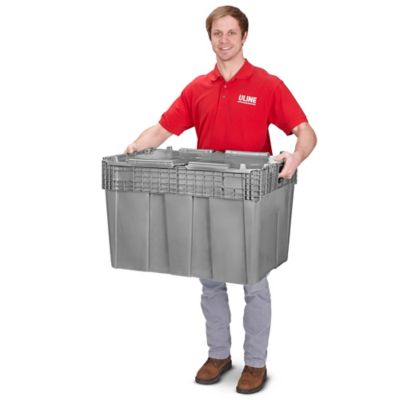 Brute® Totes - 28 x 17 x 15, Gray S-22736GR - Uline