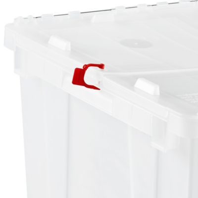 Clear Industrial Totes - 22.5 x 18 x 11.5 S-12679 - Uline