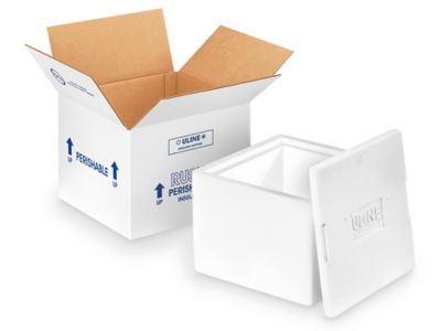 Insulated Foam Shipping Kit - 9 1/4 x 9 1/4 x 7" S-12682