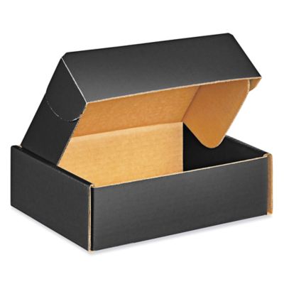 Tie Boxes - 14 x 4 1/2 x 3/4, Black S-12383 - Uline