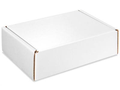 Colored Mailers - 9 x 6 1/2 x 2 3/4", White Gloss S-12694W