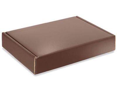 Colored Mailers - 11 1/8 x 8 3/4 x 2", Chocolate S-12695CHOC