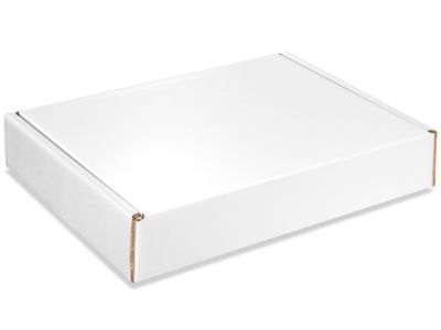 Colored Mailers - 11 1/8 x 8 3/4 x 2", White Gloss S-12695W