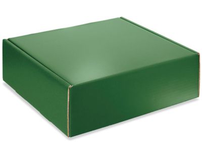 Colored Mailers - 12 x 12 x 4", Green S-12696G