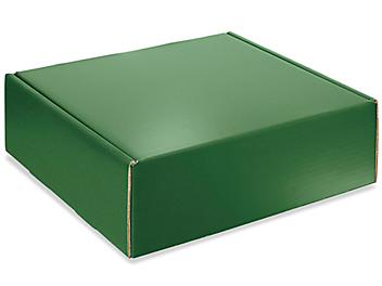 Colored Mailers - 12 x 12 x 4", Green S-12696G