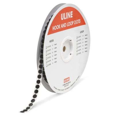Tape Dots - Loop, Black, 1/2" S-12711