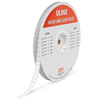 Tape Dots - Loop, White, 1/2" S-12713