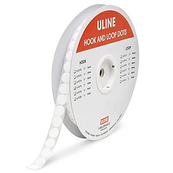 Tape Dots - Hook, White, 3/4" S-12716