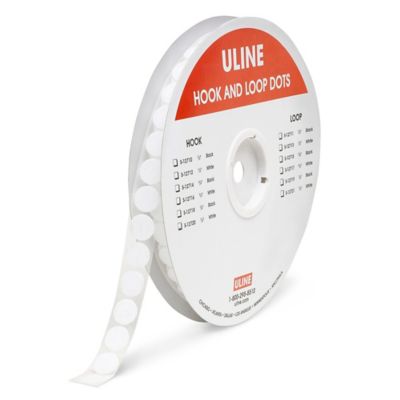 Velcro® Brand Tape Strips - Hook, White, 1/2 x 75' S-13665 - Uline