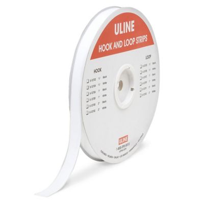 Tape Strips - Hook, White, 3/4" x 75' S-12724