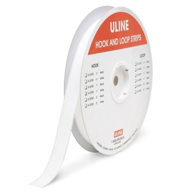 Tape Strips - Hook, White, 1" x 75' S-12728