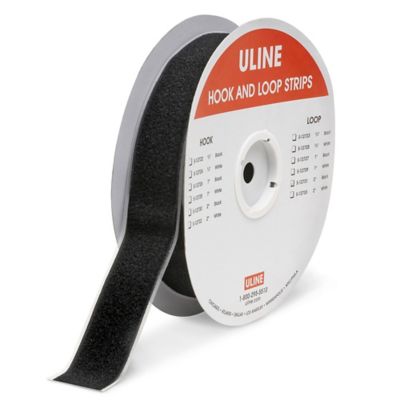 Velcro® Brand Tape Strips - Loop, Black, 1/2 x 75' S-13664 - Uline