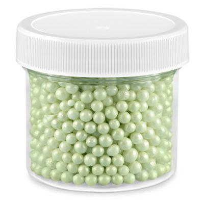  Clear Round Wide-Mouth Plastic Jars Bulk Pack - 2 oz
