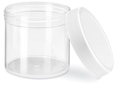 Clear Round Plastic Container