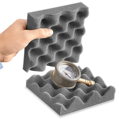 Convoluted Foam Sets - 6 x 6 x 2" S-12789