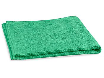 Uline Microfiber General Purpose Towels - Green S-12813