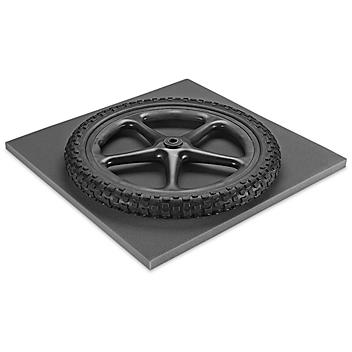 Uline Soft Foam Sheets - Charcoal, 1" thick, 24 x 24" S-12840