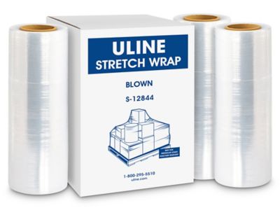 Uline Stretch Wrap - Blown, 120 gauge, 15" x 1,000' S-12844